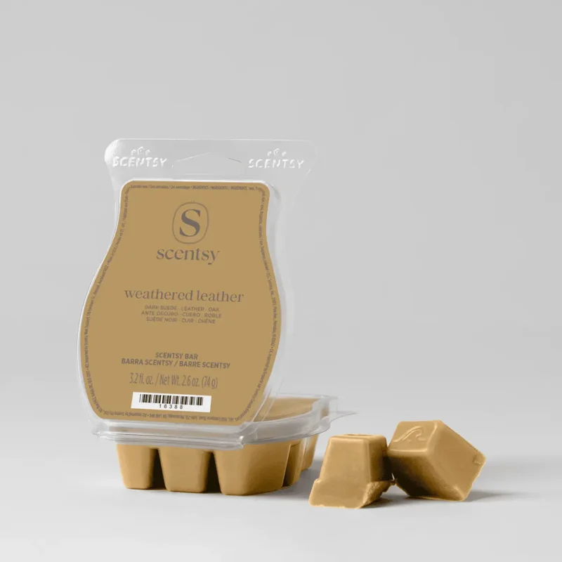 Weathered Leather Scentsy Wax Bar