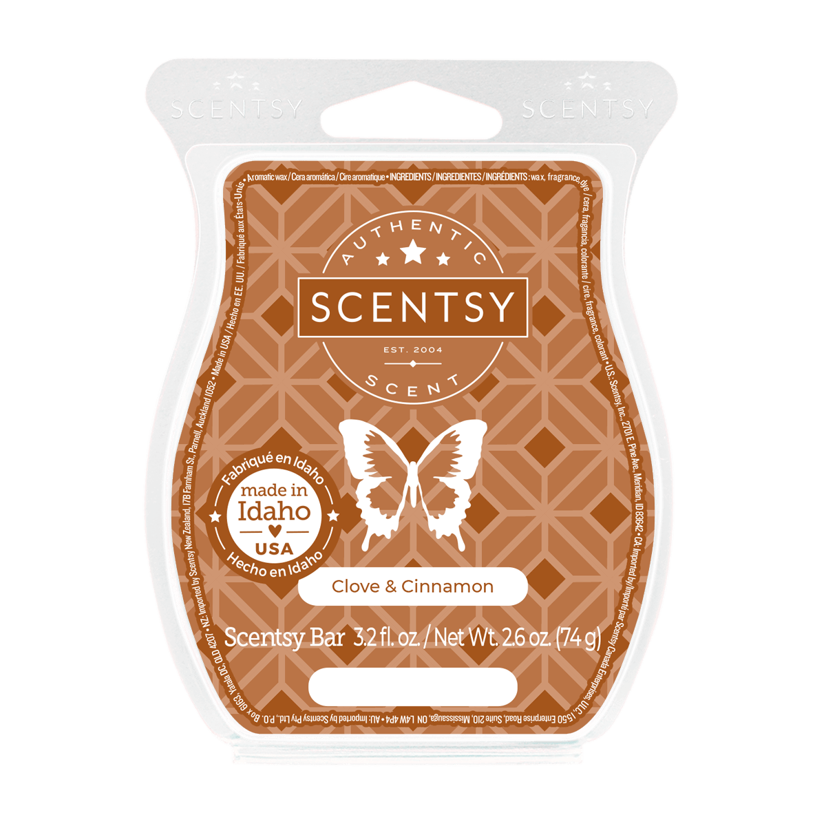 Clove & Cinnamon Scentsy Wax Bar