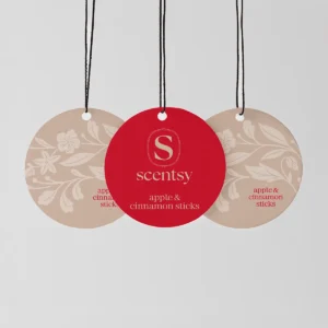 Apple & Cinnamon Sticks Scent Circle 3-Pack