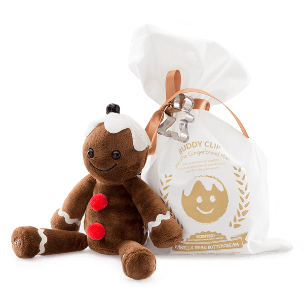 Stan the Gingerbread Man + Vanilla Bean Buttercream Fragrance Buddy Clip