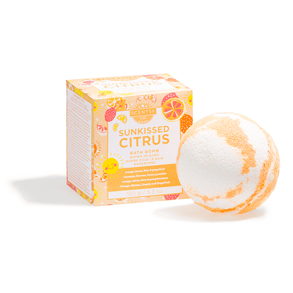 Sunkissed Citrus Bath Bomb Scentsy Online Store