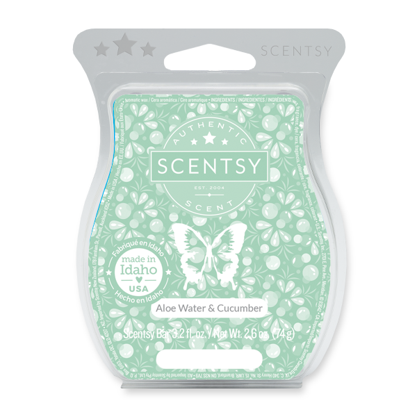 Aloe Water & Cucumber Scentsy Wax Bar