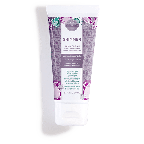 shimmer hand & nail cream