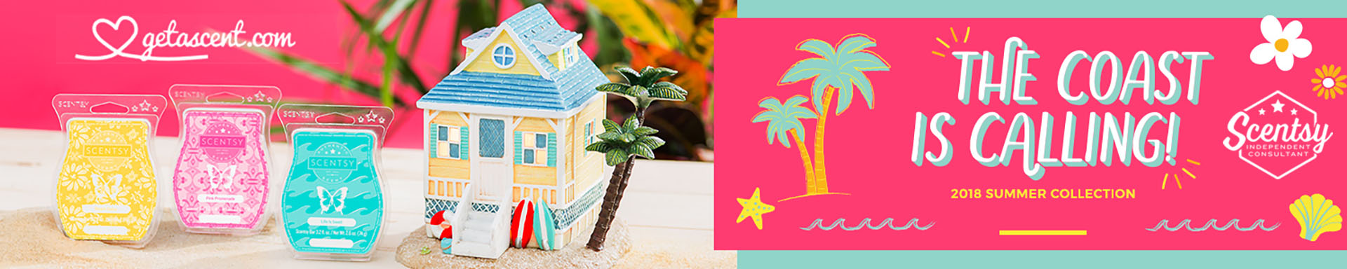 Shop Scentsy's Summer Collection now at getascent.com!