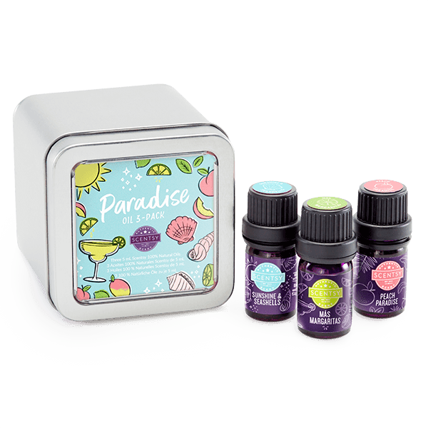 Scentsy Paradise Oil 3-pack for sale now at getascent.com!