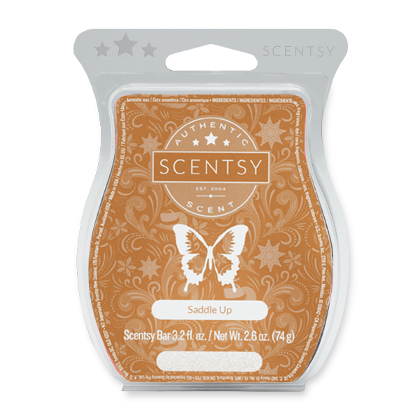 Shop Scentsy's May Scent of the month, Saddle Up, on sale NOW at getascent.com!