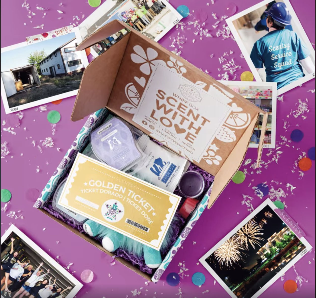 Win a Golden Ticket from Scentsy at getascent.com!