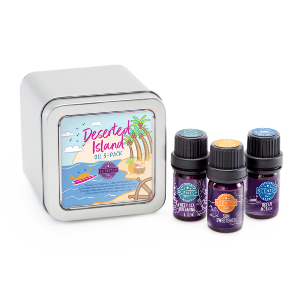 Shop Scentsy Deserted Island Oil 3-Pack for sale NOW at getascent.com!