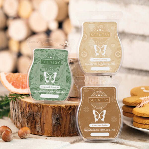 Fireside Christmas Scentsy Bar 3-Pack