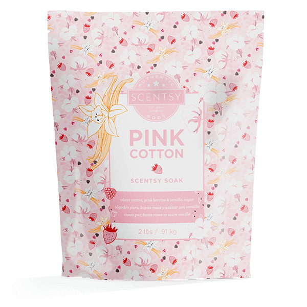 Pink Cotton Scentsy Soak