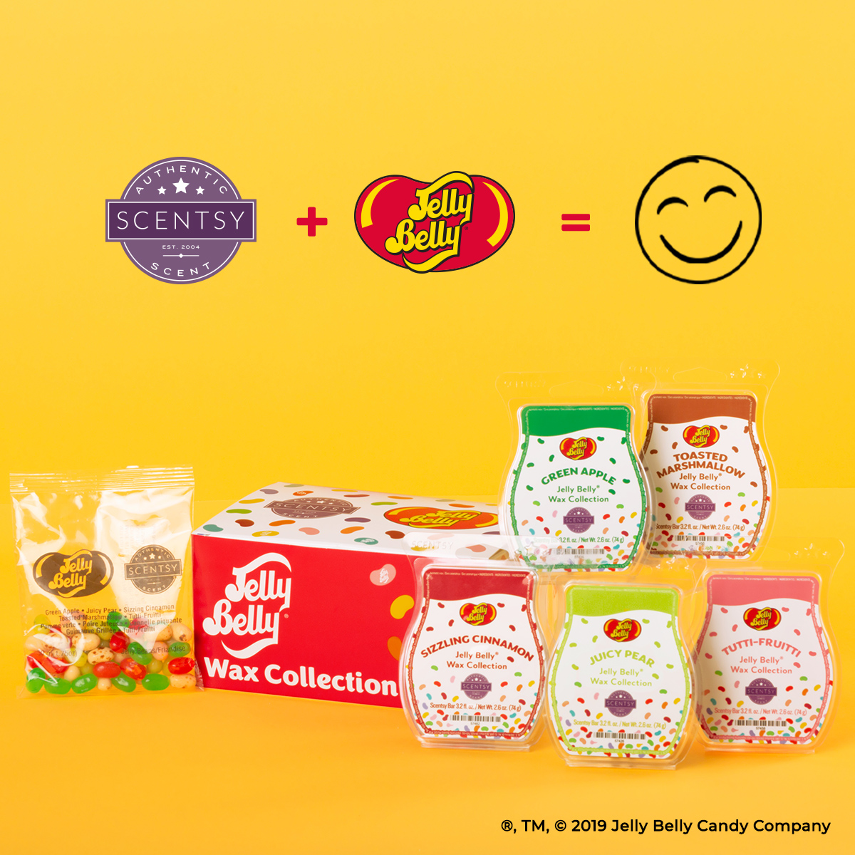 Get the Scentsy Jelly Belly wax collection for sale NOW at getascent.com!