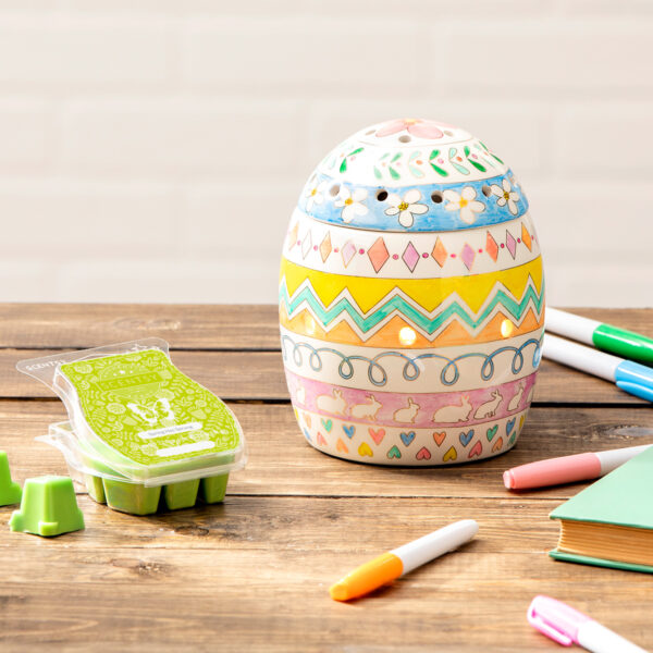 Get the NEW Eggspress Yourself Warmer, Scentsy's March 2020 Warmer of the Month, on sale NOW at getascent.com!