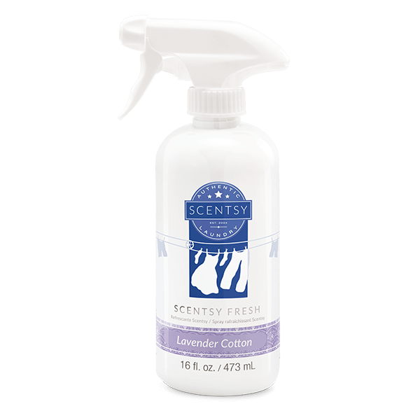 Lavender Cotton Scentsy Fresh Fabric Spray Scentsy Online Store