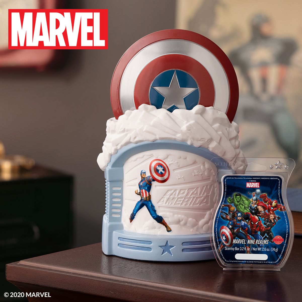 Captain America Scentsy Warmer