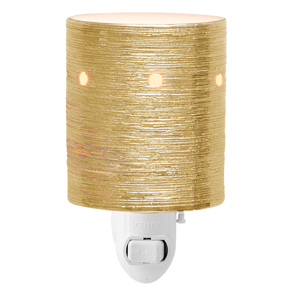 Etched Core Mini Warmer - Gold (January 2021) | Scentsy Online Store