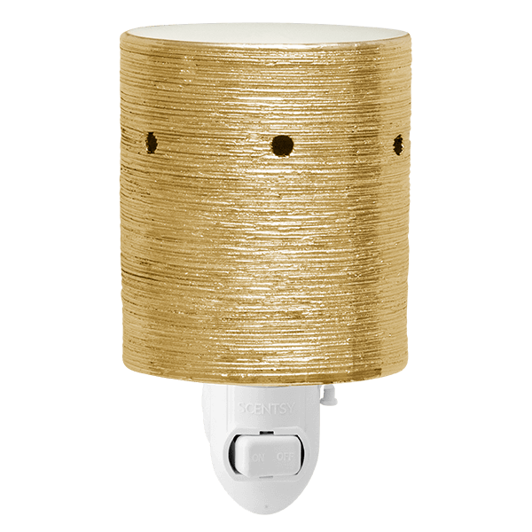 Etched Core Mini Warmer Gold (January 2021) Scentsy Online Store