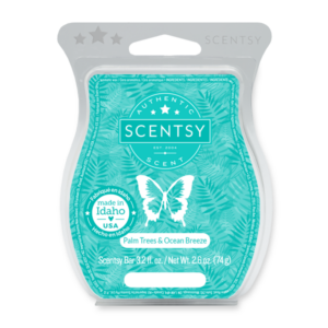 Scentsy Palm Trees & Ocean Breeze Wax Bar on sale NOW at getascent.com!