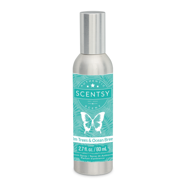 Palm Trees & Ocean Breeze Room Spray Scentsy Online Store