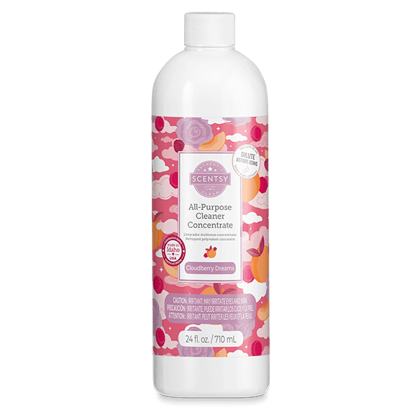 Cloudberry Dreams AllPurpose Cleaner Concentrate Scentsy Online Store
