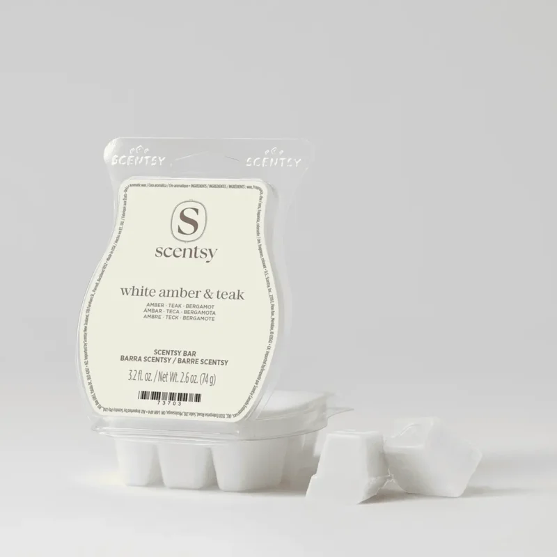 White Amber & Teak Scentsy Wax Bar