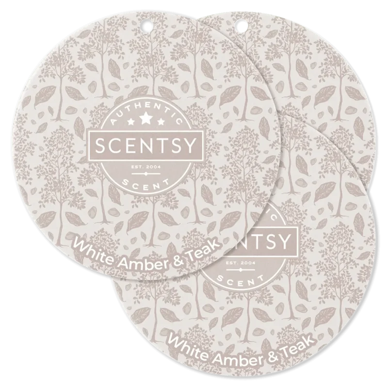 White Amber & Teak Scent 3-Pack