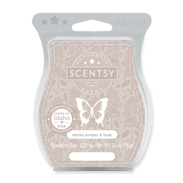 White Amber & Teak Scentsy Wax Bar