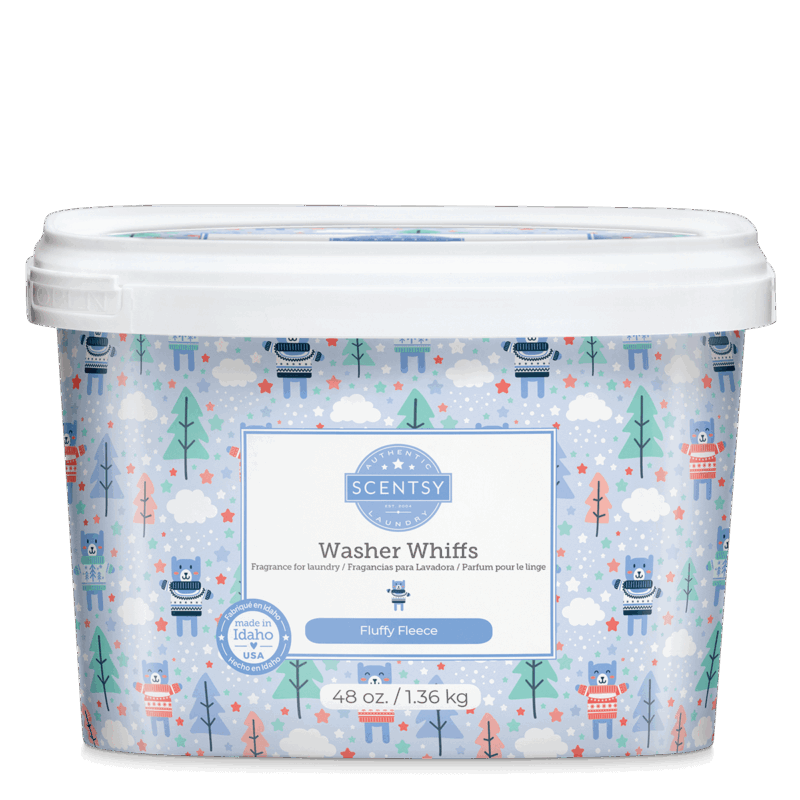 Fluffy Fleece Washer Whiffs Tub