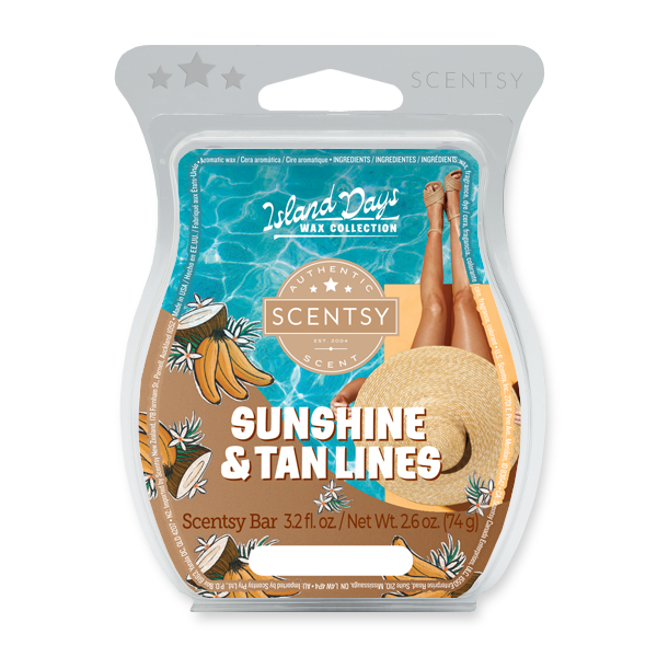 Sunshine & Tan Lines Scentsy Wax Bar