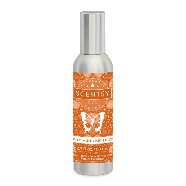 Warm Pumpkin Drizzle Room Spray (October 2022) Scentsy Online Store
