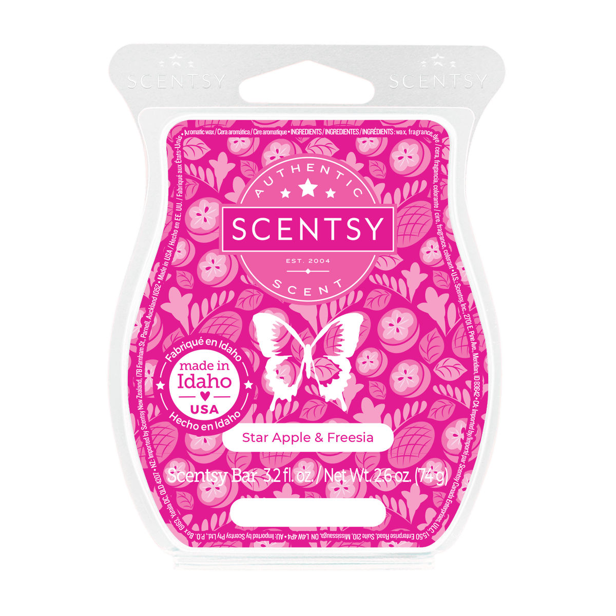 Star Apple & Freesia Scentsy Wax Bar