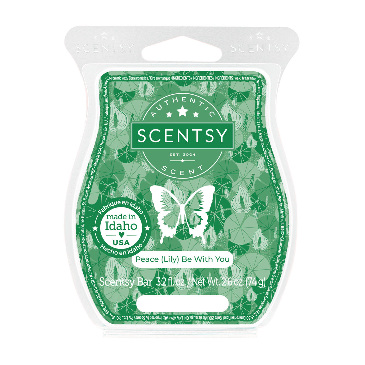 Peace (Lily) Be With You Scentsy Wax Bar Scentsy Online Store