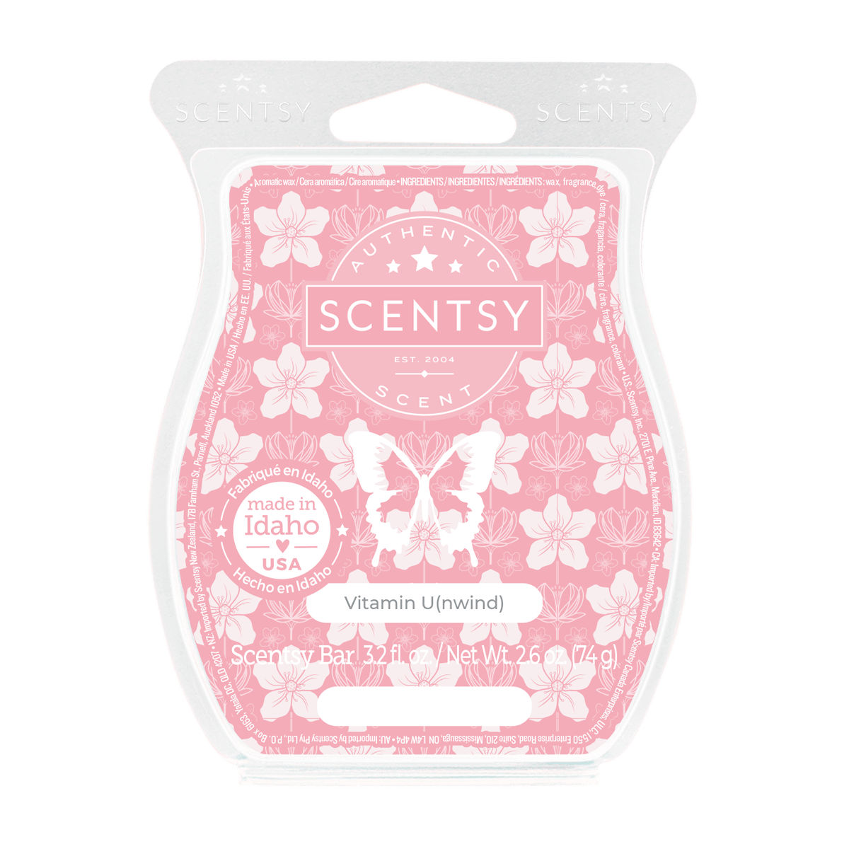 Vitamin U(nwind) Scentsy Wax Bar Scentsy Online Store