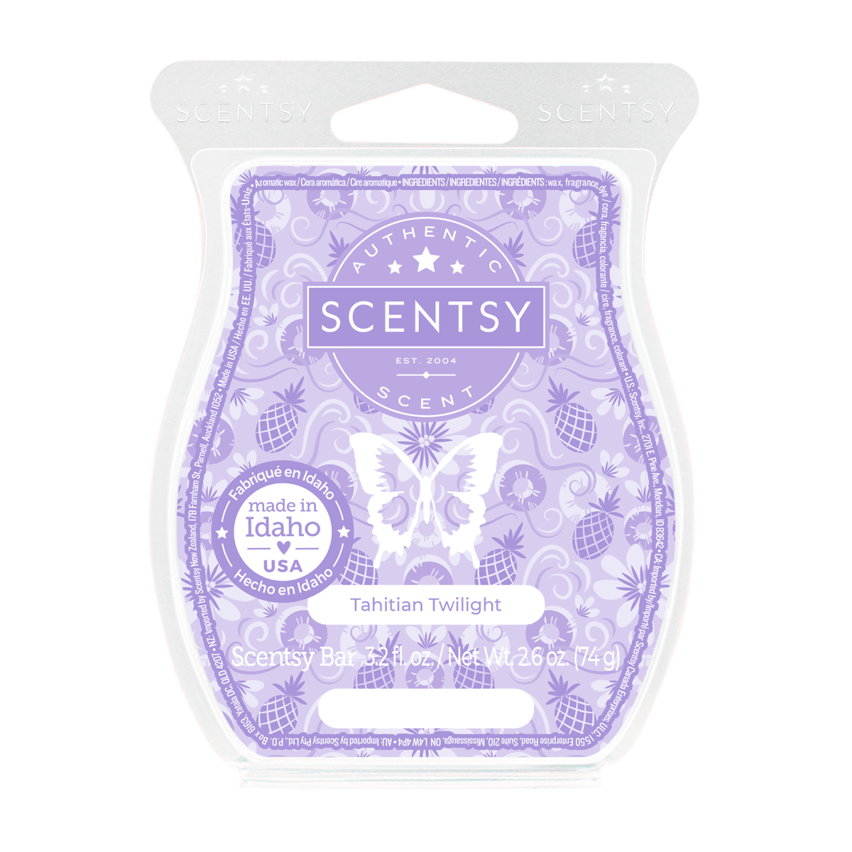 Tahitian Twilight Scentsy Wax Bar (July 2023)