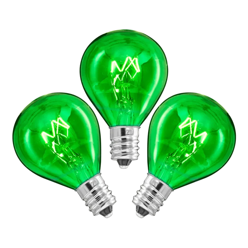 20-Watt Light Bulbs – 3 Pack (Green)
