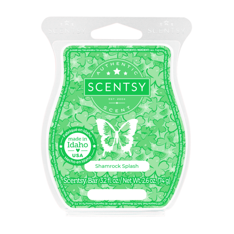 Shamrock Splash Scentsy Wax Bar (February 2024) Scentsy Online Store
