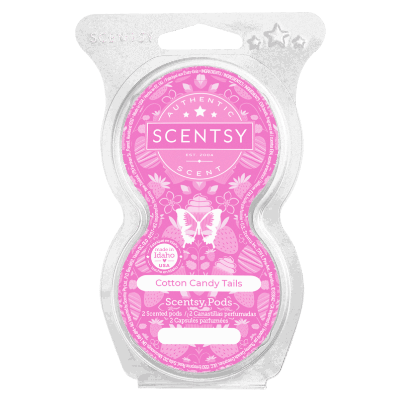 Cotton Candy Tails Scentsy Pod Twin Pack (March 2024)
