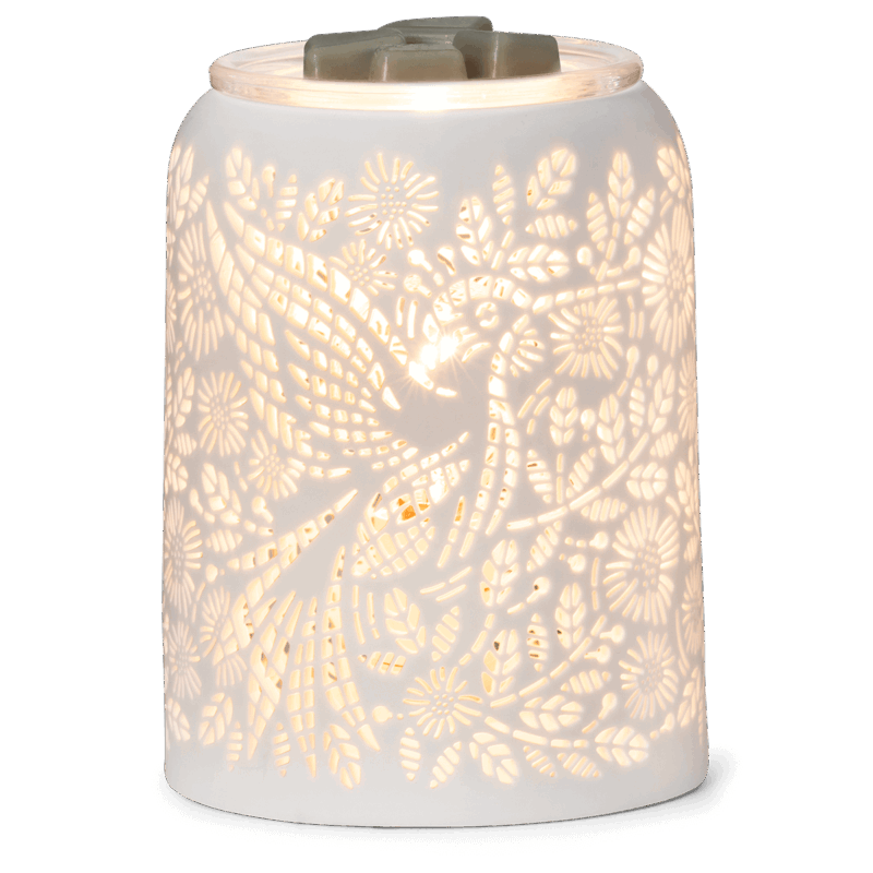 Etched Hummingbird Warmer
