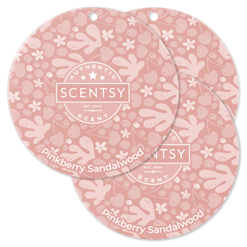 Pinkberry Sandalwood Scent Circle 3-Pack