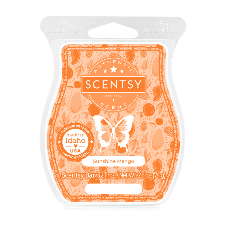 Sunshine Mango Scentsy Wax Bar (April 2024) Scentsy Online Store