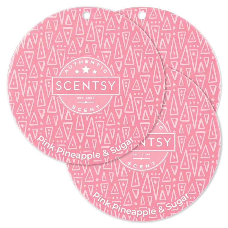 Pink Pineapple & Sugar Scent Circle 3-Pack