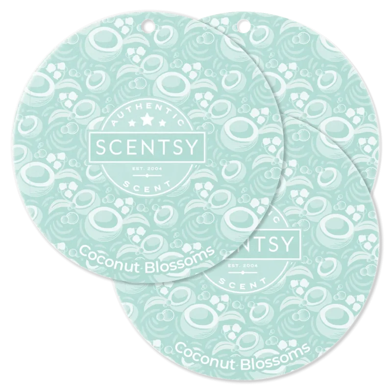 Coconut Blossoms Scent Circle 3-Pack