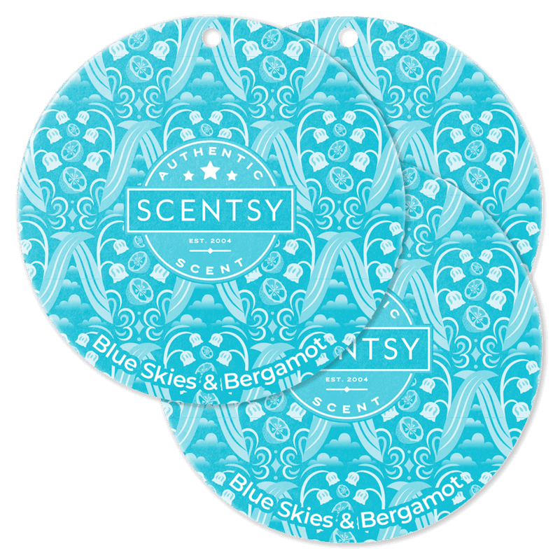 Blue Skies & Bergamot Scent Circle 3-Pack