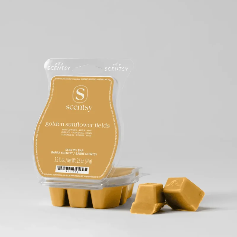 Golden Sunflower Fields Scentsy Wax Bar