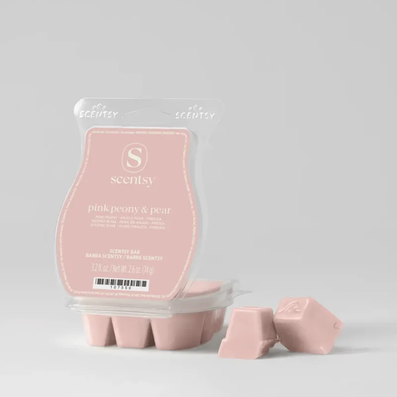 Pink Peony & Pear Scentsy Wax Bar