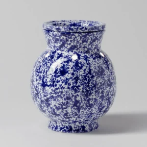 Blue Spongeware Warmer