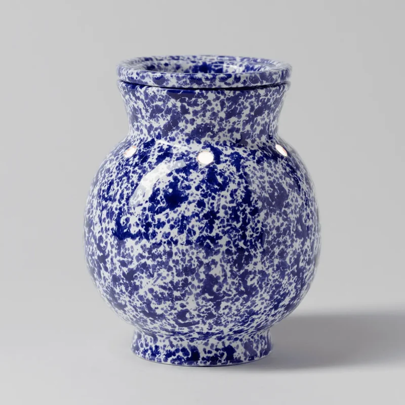 Blue Spongeware Warmer
