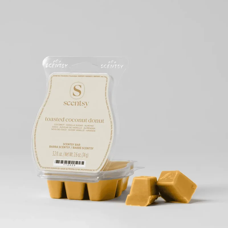 Toasted Coconut Donut Scentsy Wax Bar