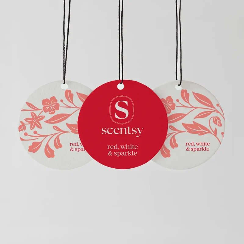 Red, White & Sparkle Scent Circle 3-Pack