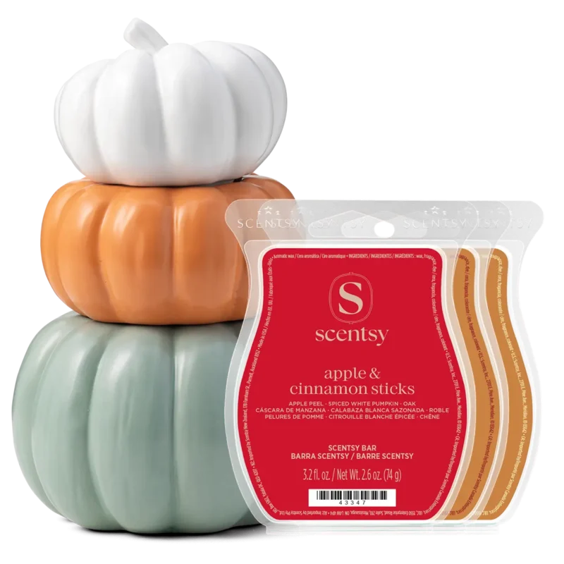 Color Me Pumpkin Warmer + 3 Scentsy Bars
